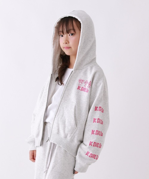 10C REPIPI(ジューシーレピピ)の「【10C REPIPI】【DC】ZIPフーディ(パーカー・キッズ・グレー/ブラック・130cm/120cm)」の6枚目の写真