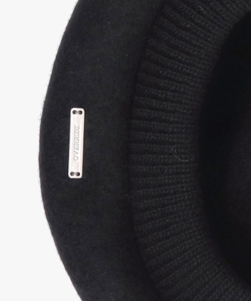 OVERRIDE（オーバーライド）の「OVERRIDE  BASQUE LONGMITUAMI BERET / オーバーライド（ハンチング/ベレー帽・レディース・ブラック/ブルー/ホワイト・58cm）」の14枚目の写真