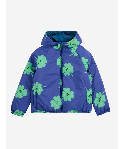 BOBO CHOSES（ボボショーズ）の「Lucky Clover all over reversible anorak（ダウンジャケット/コート・キッズ・パープル・4-5YEAR/2-3YEAR/6-7YEAR/8-9y/12-13y/10-11y）」の5枚目の写真