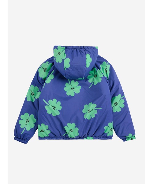 BOBO CHOSES（ボボショーズ）の「Lucky Clover all over reversible anorak（ダウンジャケット/コート・キッズ・パープル・4-5YEAR/2-3YEAR/6-7YEAR/8-9y/12-13y/10-11y）」の6枚目の写真