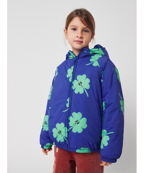 BOBO CHOSES（ボボショーズ）の「Lucky Clover all over reversible anorak（ダウンジャケット/コート・キッズ・パープル・4-5YEAR/2-3YEAR/6-7YEAR/8-9y/12-13y/10-11y）」の4枚目の写真