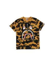 A Bathing Ape ストライプTシャツ 半袖 イエロー A BATHING APE｜アベイシングエイプのTシャツ/カットソー