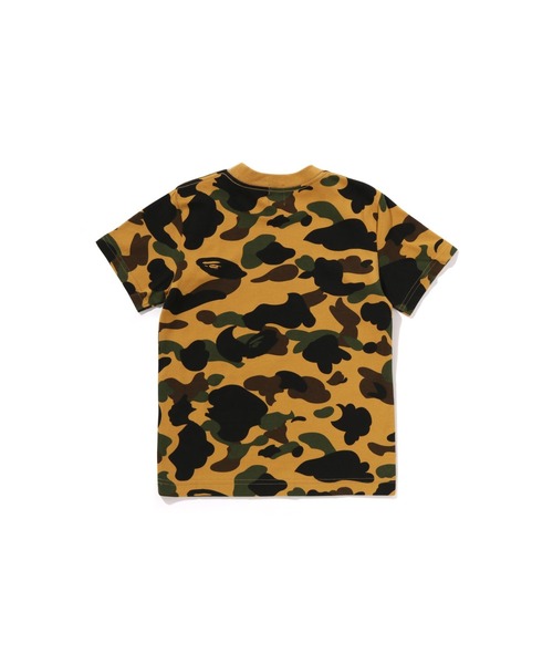 A BATHING APE(アベイシングエイプ)の「1ST CAMO SHARK TEE(Tシャツ/カットソー・キッズ・イエロー/グリーン/オレンジ・90/110/130/140/100/120)」の5枚目の写真