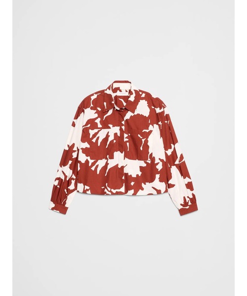 BANANA REPUBLIC FACTORY STORE(バナナリパブリック ファクトリーストア)の「BANANA REPUBLIC FACTORY STORE クロップド ダブルポケットシャツ(シャツ/ブラウス・レディース・グリーン/ホワイト/レッド・L/S/XS/M)」の6枚目の写真
