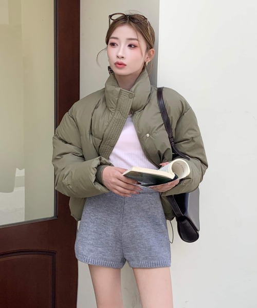 everycoco（エブリーココ）の「ニットショートパンツ（その他パンツ・レディース・グレー/ブラック・FREE）」の7枚目の写真