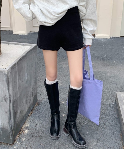 everycoco（エブリーココ）の「ニットショートパンツ（その他パンツ・レディース・グレー/ブラック・FREE）」の20枚目の写真
