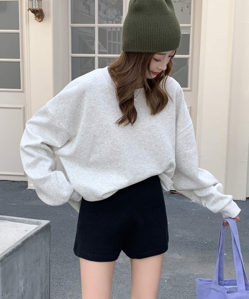 everycoco（エブリーココ）の「ニットショートパンツ（その他パンツ・レディース・グレー/ブラック・FREE）」の17枚目の写真