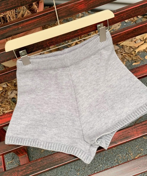 everycoco（エブリーココ）の「ニットショートパンツ（その他パンツ・レディース・グレー/ブラック・FREE）」の13枚目の写真