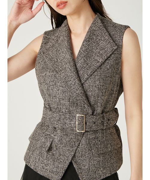 FRAY I.D（フレイアイディー）の「【00サイズ】ジレチュールスカート