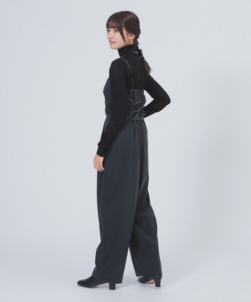 ■専用■美品　デミルクス ビームス 2,6万円 2023 上品オールインワン セール】【10/2値下げ】キュプラ ドレープ オールインワン