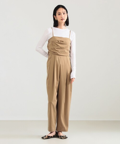 セール】【10/2値下げ】キュプラ ドレープ オールインワン（つなぎ