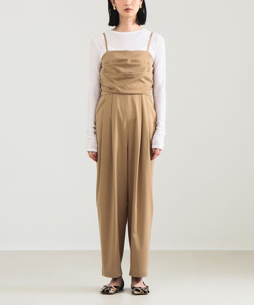 セール】【1/9再値下げ】キュプラ ドレープ オールインワン（つなぎ