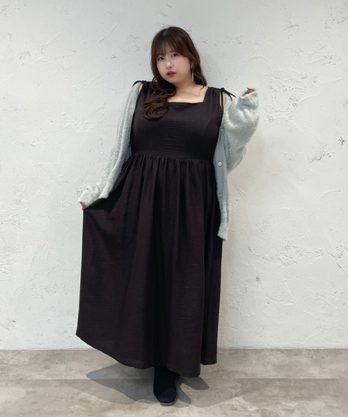 ZOZOWEEK SPECIAL PRICE】【大きいサイズ】アソートスクエアネック