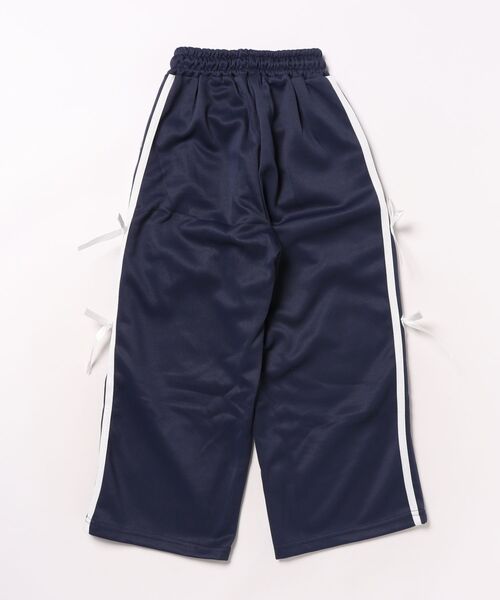 aimoha（アイモハ）の「【-aimoha-KIDS-】リボンライン ワイドパンツ（その他パンツ・キッズ・ネイビー・120/130/140/150/160/170）」の2枚目の写真