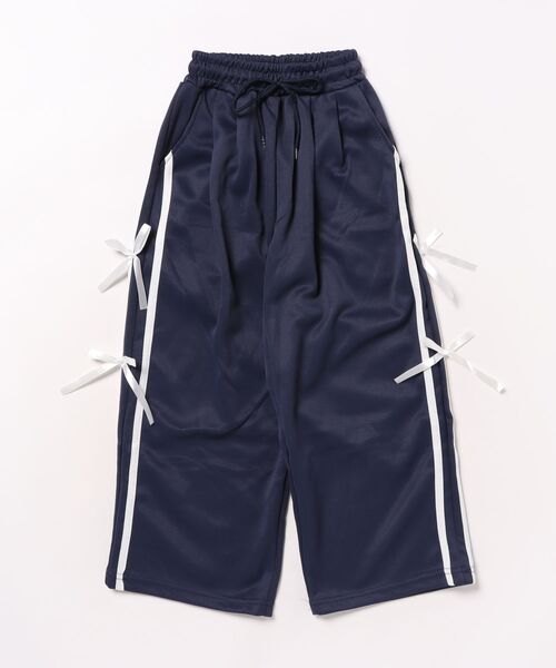 aimoha（アイモハ）の「【-aimoha-KIDS-】リボンライン ワイドパンツ（その他パンツ・キッズ・ネイビー・120/130/140/150/160/170）」の16枚目の写真