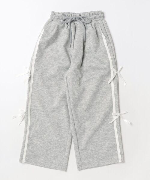 aimoha(アイモハ)の「【-aimoha-KIDS-】リボンライン ワイドパンツ (OG)(その他パンツ・キッズ・ネイビー/ブラック/グレー/ライトピンク・120/130/140/150/160/170)」の19枚目の写真