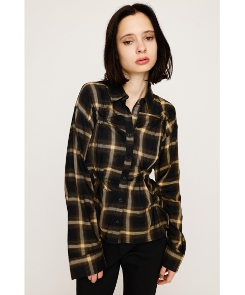 ロージーモンスター　autumn leaves チェック柄トップス ロージーモンスター autumn leaves チェック柄トップス 人気ブランドの