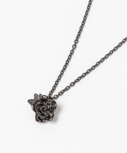 HARE（ハレ）の「【MADE IN JAPAN】ROSEネックレス(HARE)（ネックレス・メンズ・シルバー/シルバー系その他/ブラック・FREE）」の20枚目の写真