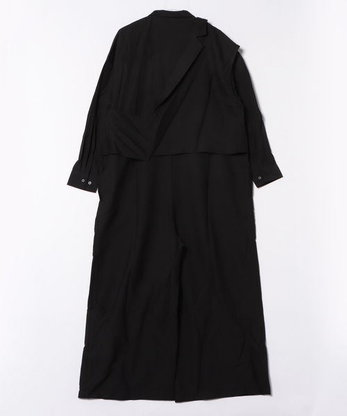 antiqua(アンティカ)の「アシメデザインオールインワン(つなぎ/オールインワン・レディース・ブラック・ONESIZE)」の17枚目の写真