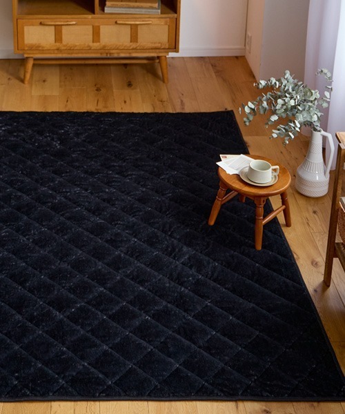 まるで猫！のような洗えるモフモフキルトラグ｜185×240cm【猫Feel