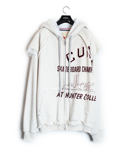 SEVESKIG(セヴシグ)の「SEVESKIG/セブシグ/HOODIE_SW-SV-NRS-1001(パーカー・メンズ・オフホワイト・SMALL/MEDIUM/LARGE/X-LARGE)」の1枚目の写真