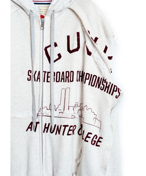 SEVESKIG(セヴシグ)の「SEVESKIG/セブシグ/HOODIE_SW-SV-NRS-1001(パーカー・メンズ・オフホワイト・SMALL/MEDIUM/LARGE/X-LARGE)」の3枚目の写真