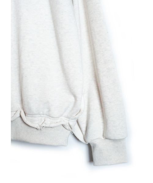 SEVESKIG(セヴシグ)の「SEVESKIG/セブシグ/HOODIE_SW-SV-NRS-1001(パーカー・メンズ・オフホワイト・SMALL/MEDIUM/LARGE/X-LARGE)」の4枚目の写真