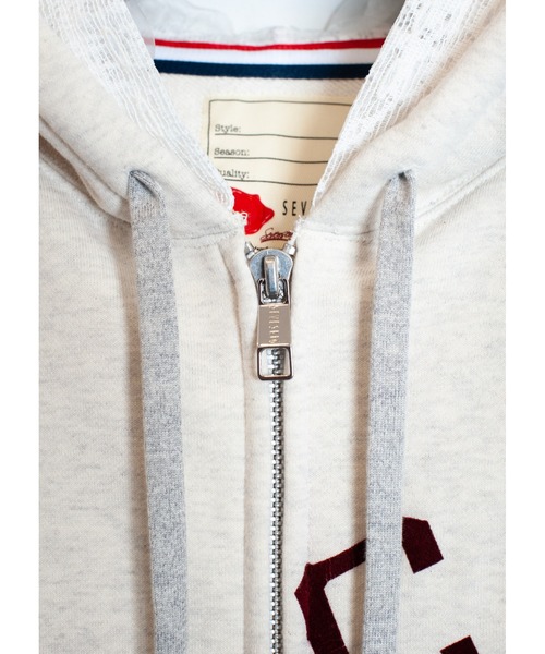 SEVESKIG(セヴシグ)の「SEVESKIG/セブシグ/HOODIE_SW-SV-NRS-1001(パーカー・メンズ・オフホワイト・SMALL/MEDIUM/LARGE/X-LARGE)」の5枚目の写真