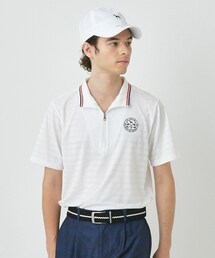 adabat（アダバット）の「◆シャドーボーダーハーフジップT（Tシャツ/カットソー）」