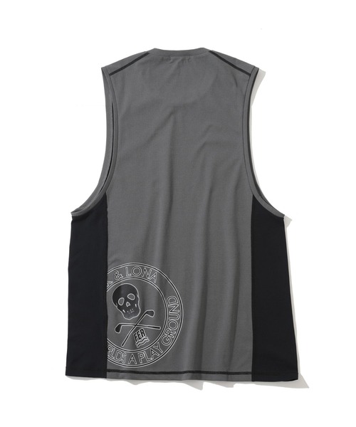 MARK & LONA(マークアンドロナ)の「Act Panther Tank Top | MEN(Tシャツ/カットソー・メンズ・ホワイト×ブラック/ライトグレー・46/48/50)」の5枚目の写真