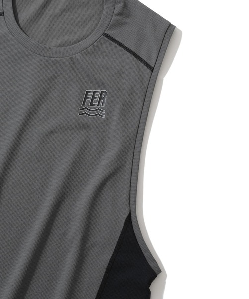MARK & LONA(マークアンドロナ)の「Act Panther Tank Top | MEN(Tシャツ/カットソー・メンズ・ホワイト×ブラック/ライトグレー・46/48/50)」の11枚目の写真