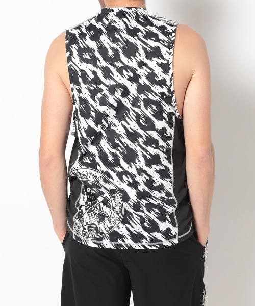 MARK & LONA(マークアンドロナ)の「Act Panther Tank Top | MEN(Tシャツ/カットソー・メンズ・ホワイト×ブラック/ライトグレー・46/48/50)」の6枚目の写真