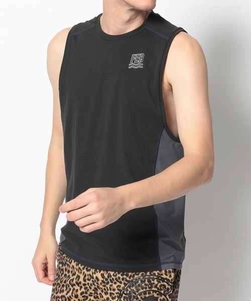 MARK & LONA(マークアンドロナ)の「Act Panther Tank Top | MEN(Tシャツ/カットソー・メンズ・ホワイト×ブラック/ライトグレー・46/48/50)」の7枚目の写真