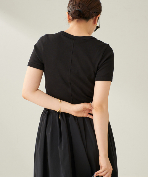 plage（プラージュ）の「FLORE FLORE / フローレフローレ CAR Tシャツ（Tシャツ/カットソー・レディース・アイボリー/ブラック・FREE）」の10枚目の写真