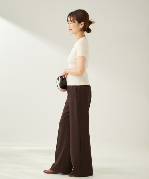 plage（プラージュ）の「FLORE FLORE / フローレフローレ CAR Tシャツ（Tシャツ/カットソー・レディース・アイボリー/ブラック・FREE）」の12枚目の写真