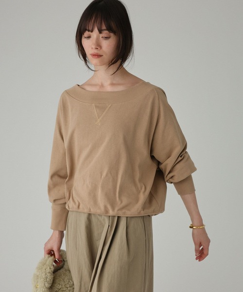 BABYLONE　ボートネック裏毛プルオーバー　4月末まで掲載 BABYLONE｜ボートネック裏毛プルオーバー | Rakuten Fashion