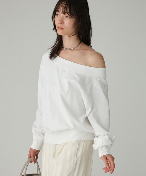 ボートネック裏毛プルオーバー（スウェット）｜BABYLONE