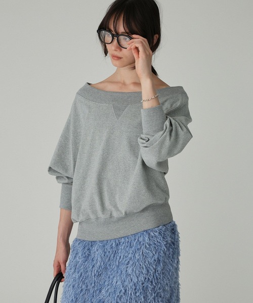 セール】ボートネック裏毛プルオーバー（スウェット）｜BABYLONE