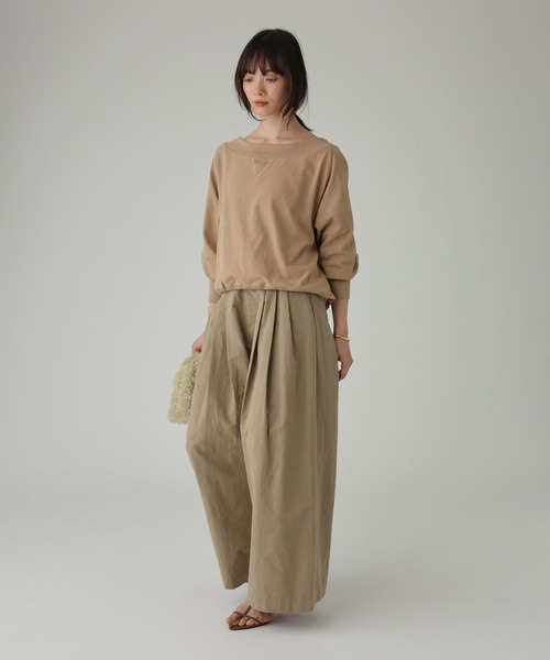 セール】ボートネック裏毛プルオーバー（スウェット）｜BABYLONE