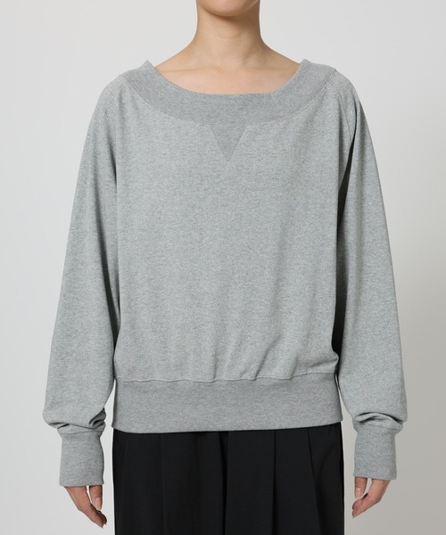 セール】ボートネック裏毛プルオーバー（スウェット）｜BABYLONE