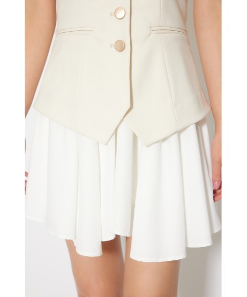 rienda（リエンダ）の「スーツライクレディ―ミニワンピース 半袖 夏服