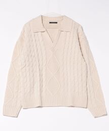 Bling Leads（ブリングリーズ）の「★Bling leads★ケーブルスキッパーニット（ニット/セーター・メンズ）」