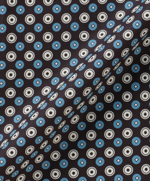 TOKYO SHIRTS(トウキョウシャツ)の「スタンドタック プリントブラウス 長袖(シャツ/ブラウス・レディース・ブラウン/ネイビー・M/L)」の12枚目の写真