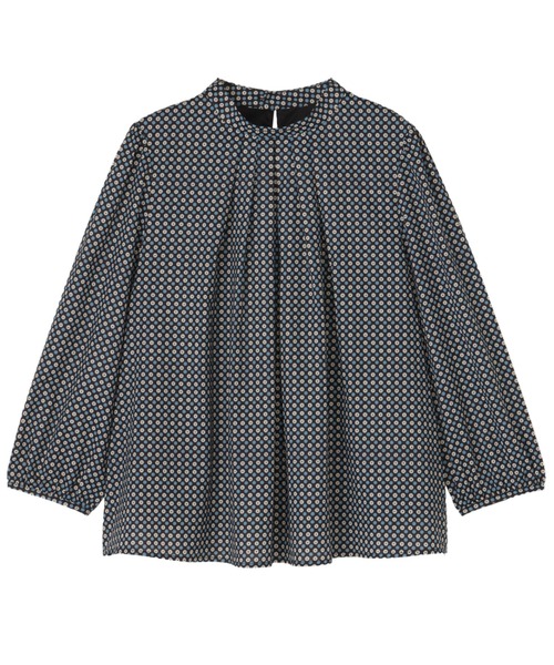 TOKYO SHIRTS(トウキョウシャツ)の「スタンドタック プリントブラウス 長袖(シャツ/ブラウス・レディース・ブラウン/ネイビー・M/L)」の16枚目の写真