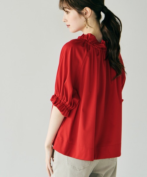 ギャザーカットソー（Tシャツ/カットソー）｜Audie a Muses（オーディ