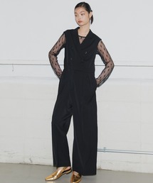 ANDRESD（アンドレスド）の「【2点セットアイテム】テーラーカラーオールインワン / tailor collar all in one dress（パンツドレス）」