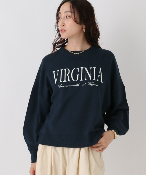 Elura(エルーラ)の「<WEB限定カラーあり>毛玉しらずロゴプルオーバー/571787(Tシャツ/カットソー・レディース・ダークブラウン/グリーン/ネイビー/ブラック/グレイッシュベージュ・FREE)」の16枚目の写真