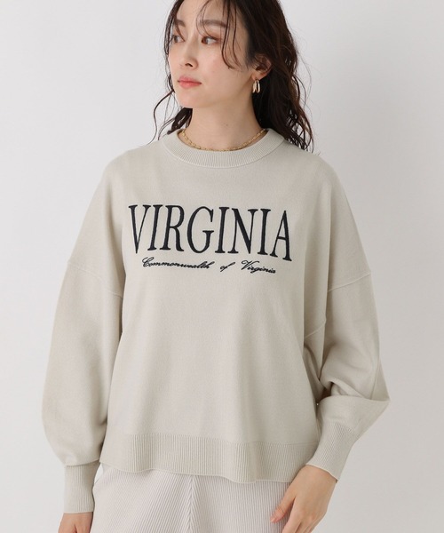 Elura(エルーラ)の「<WEB限定カラーあり>毛玉しらずロゴプルオーバー/571787(Tシャツ/カットソー・レディース・ダークブラウン/グリーン/ネイビー/ブラック/グレイッシュベージュ・FREE)」の12枚目の写真