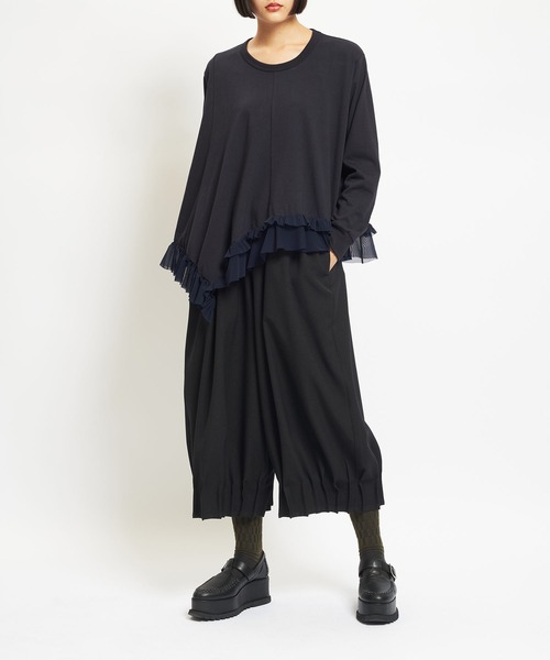 gomme(ゴム)の「ウォームPツイル ジャムタックパンツ(その他パンツ・レディース・ブラック/カーキ/パープル・MEDIUM)」の17枚目の写真