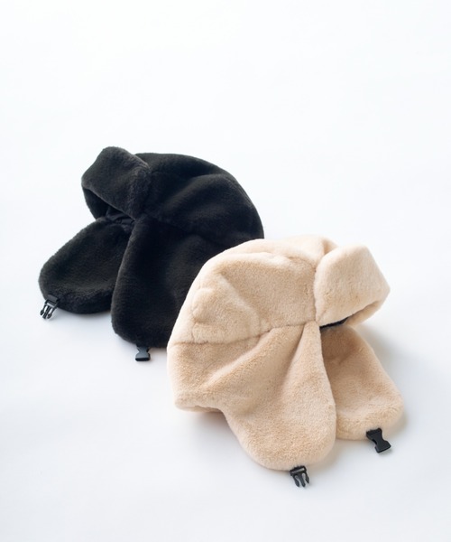 セール】ボリュームファー ”フライトキャップ”（キャップ）｜estaa